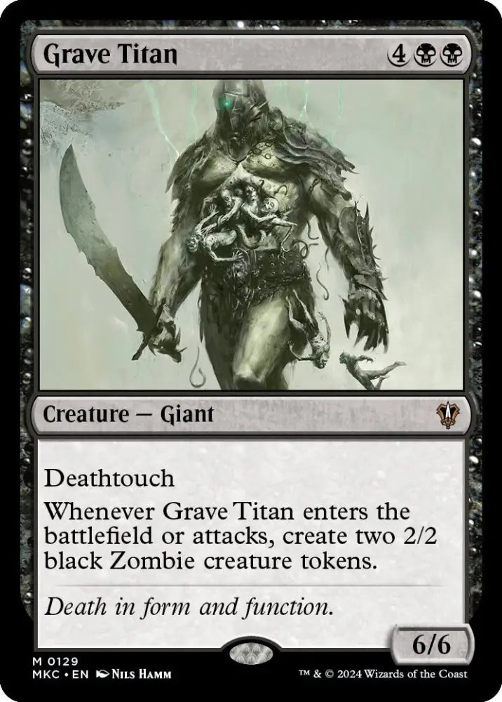 Grave Titan [Murders at Karlov Manor Commander] - MTG Single