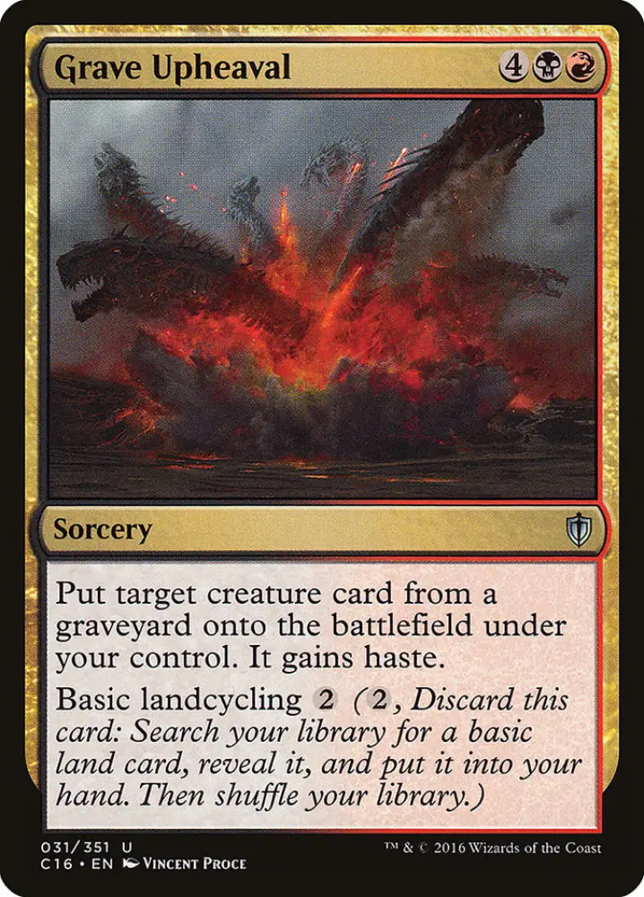 Grave Upheaval [Commander 2016] - MTG Single