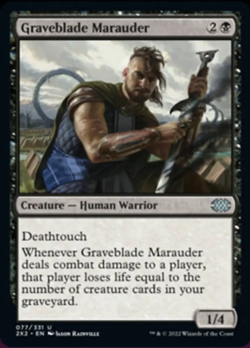 Graveblade Marauder [Double Masters 2022] - MTG Single
