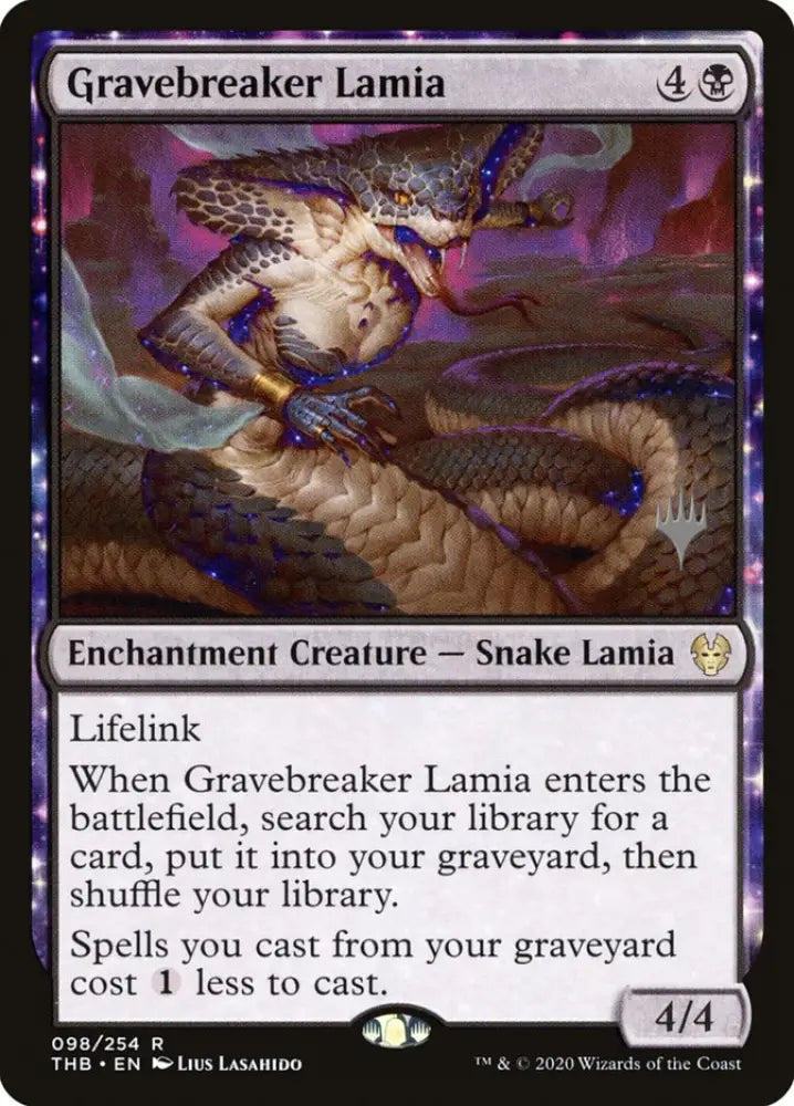 Gravebreaker Lamia (Promo Pack) [Theros Beyond Death Promos] - MTG Single