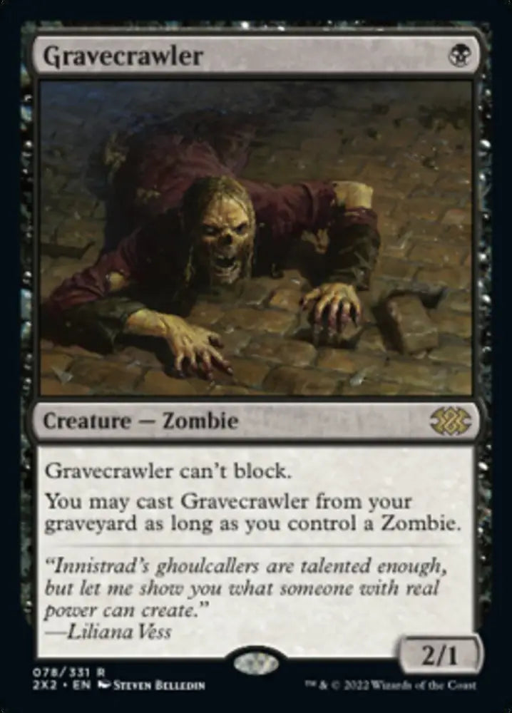 Gravecrawler [Double Masters 2022] - MTG Single