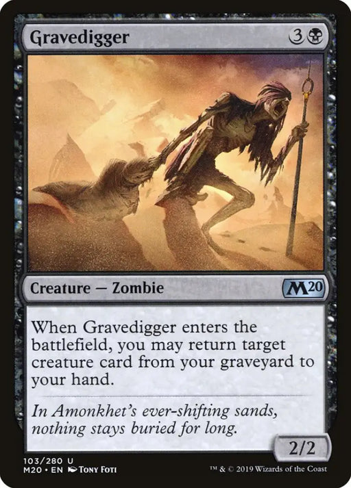 Gravedigger [Core Set 2020] - MTG Single