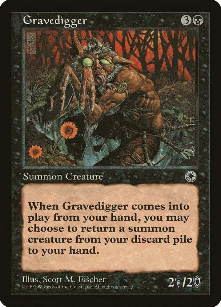 Gravedigger [Portal] - MTG Single