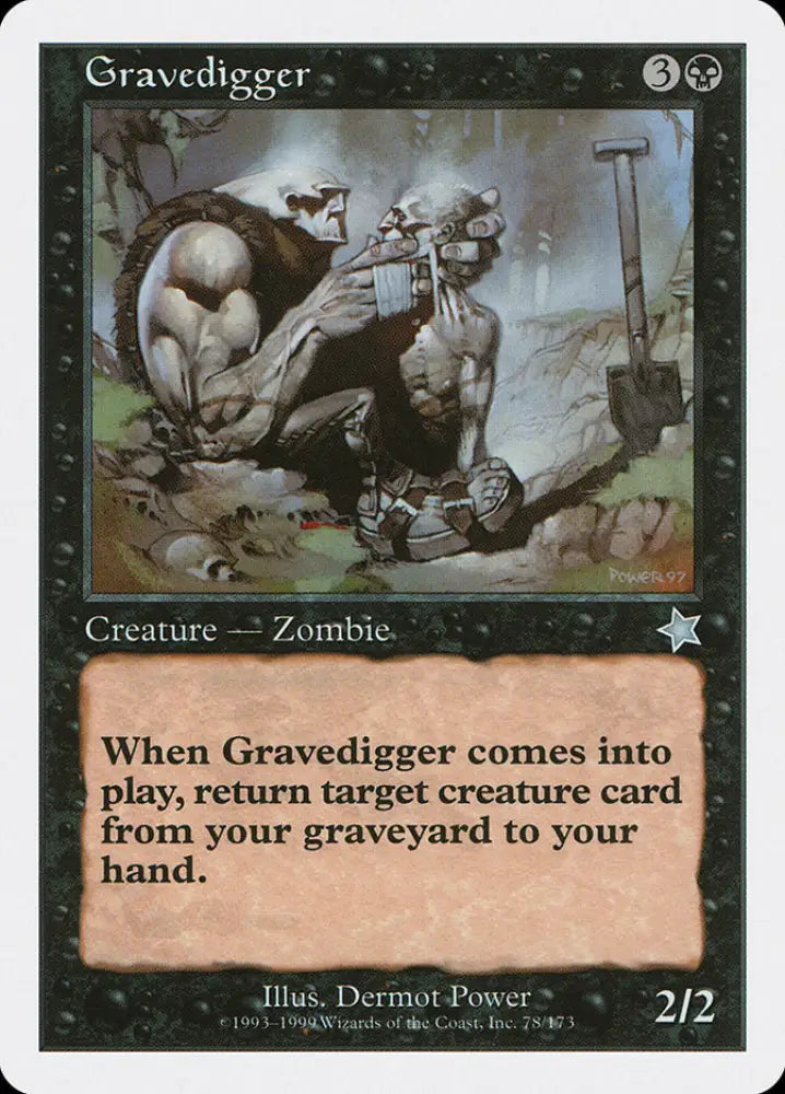 Gravedigger [Starter 1999] - MTG Single