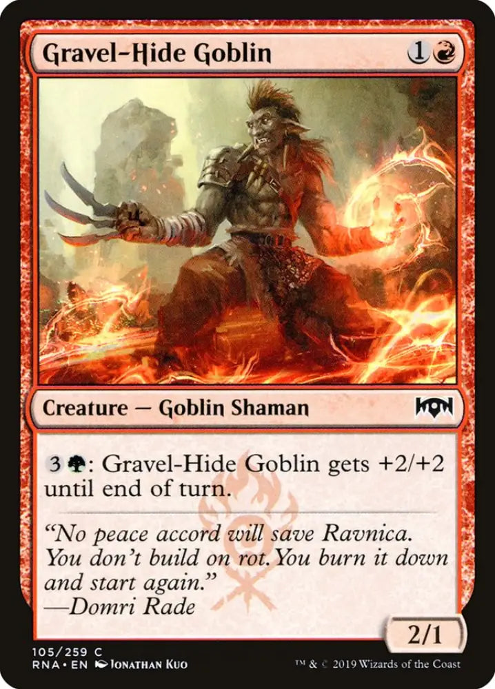 Gravel-Hide Goblin [Ravnica Allegiance] - MTG Single