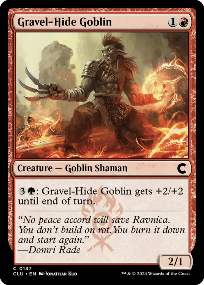Gravel-Hide Goblin [Ravnica: Clue Edition] - MTG Single