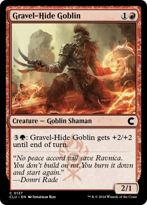 Gravel-Hide Goblin [Ravnica: Clue Edition] - MTG Single
