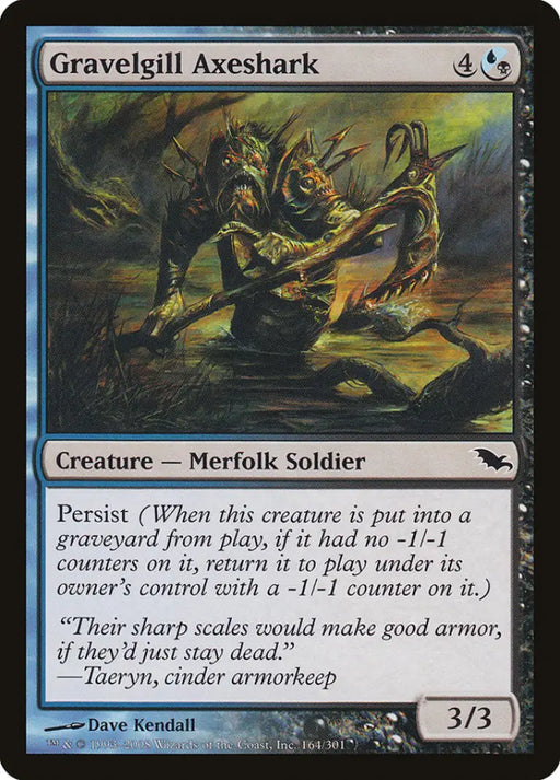 Gravelgill Axeshark [Shadowmoor] - MTG Single