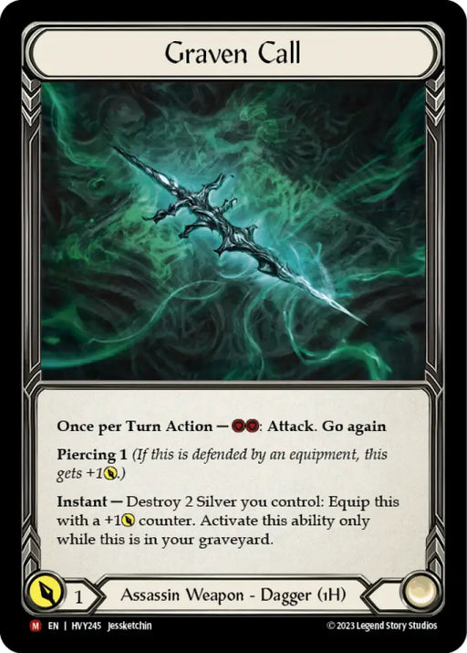 Graven Call [Heavy Hitters] Cold Foil - Flesh And Blood Single