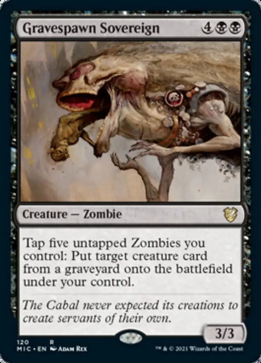 Gravespawn Sovereign [Innistrad: Midnight Hunt Commander] - MTG Single