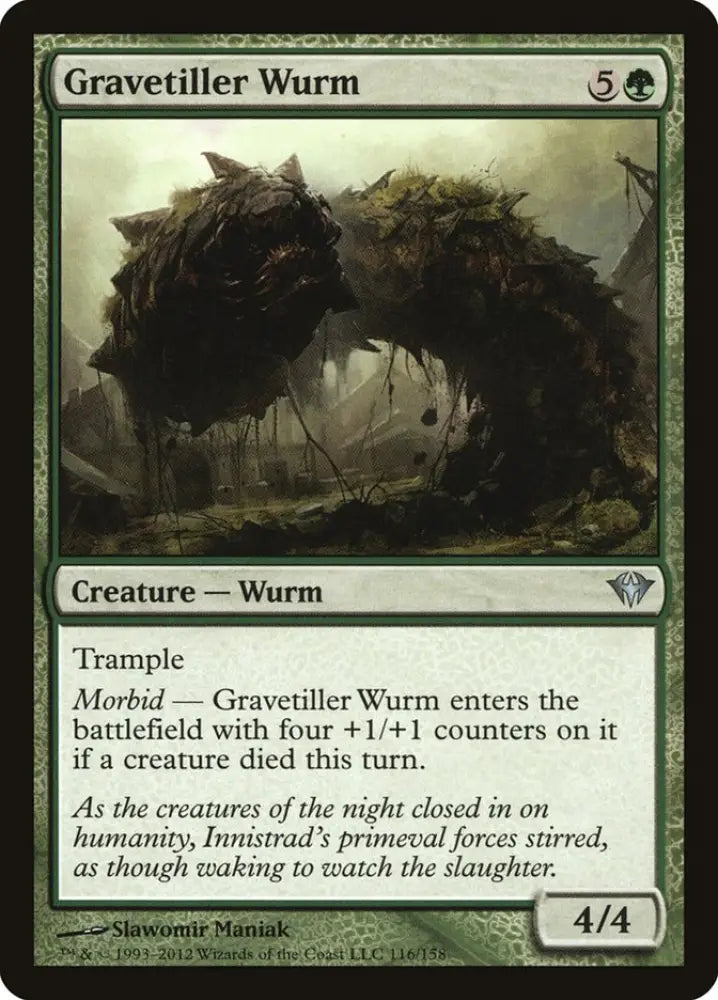 Gravetiller Wurm [Dark Ascension] - MTG Single