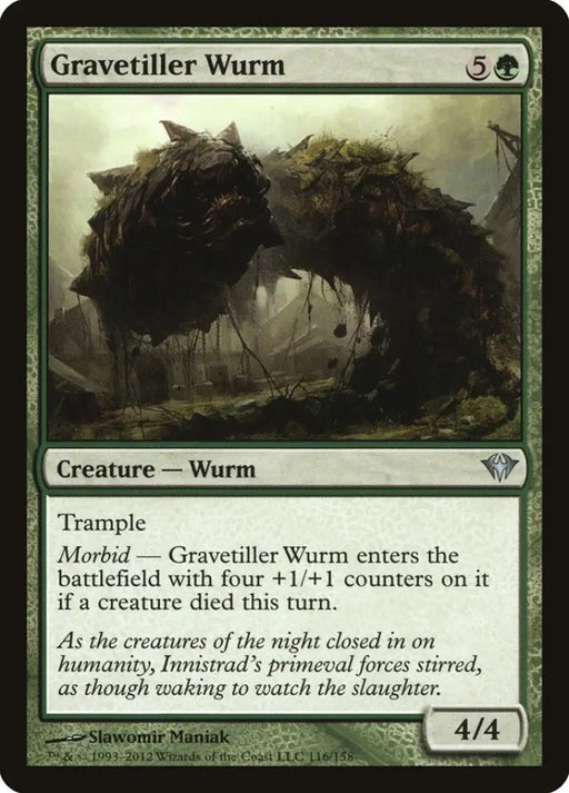 Gravetiller Wurm [Dark Ascension] - MTG Single