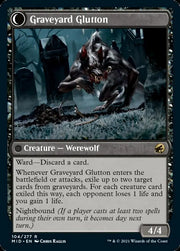 Graveyard Trespasser // Graveyard Glutton [Innistrad: Midnight Hunt] - MTG Single