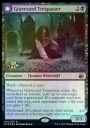 Graveyard Trespasser // Graveyard Glutton [Innistrad: Midnight Hunt Prerelease Promos] - MTG Single