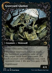 Graveyard Trespasser // Graveyard Glutton (Showcase Equinox) [Innistrad: Midnight Hunt] - MTG Single