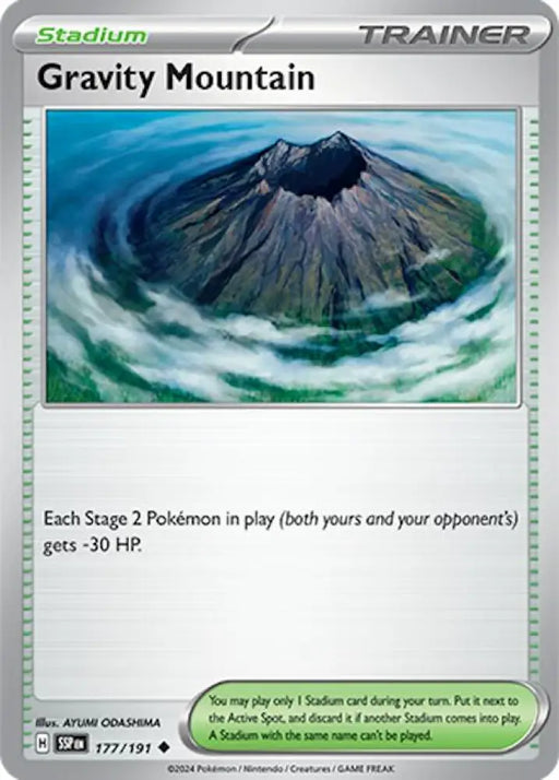Gravity Mountain (177/191) [Scarlet & Violet: Surging Sparks] - Pokemon Single