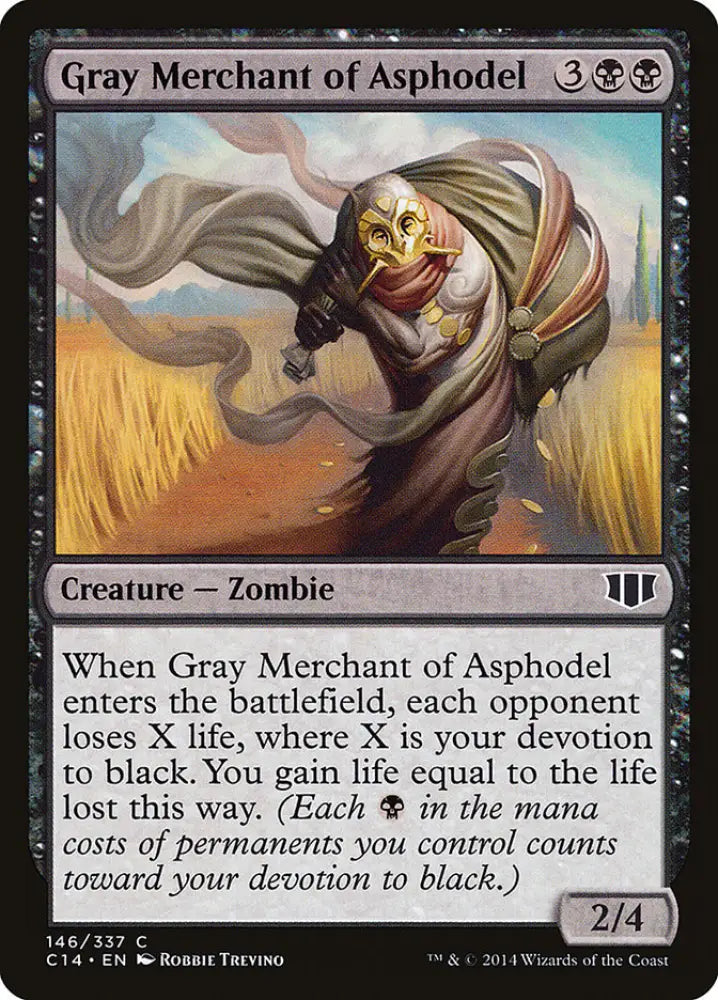 Gray Merchant of Asphodel [Commander 2014] - MTG Single