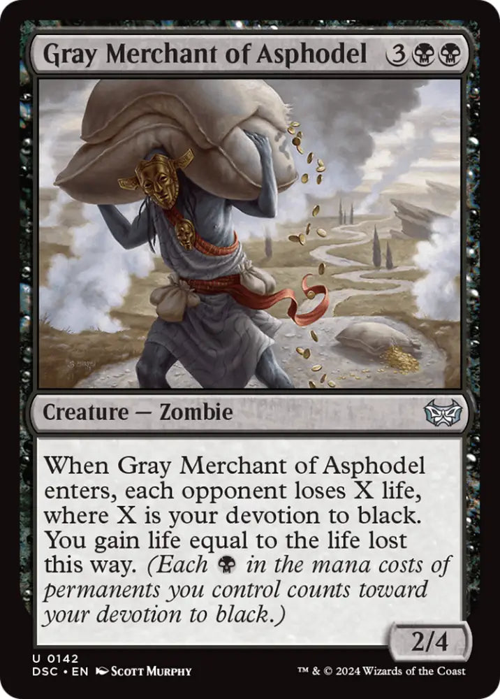 Gray Merchant of Asphodel [Duskmourn: House of Horror Commander] - MTG Single