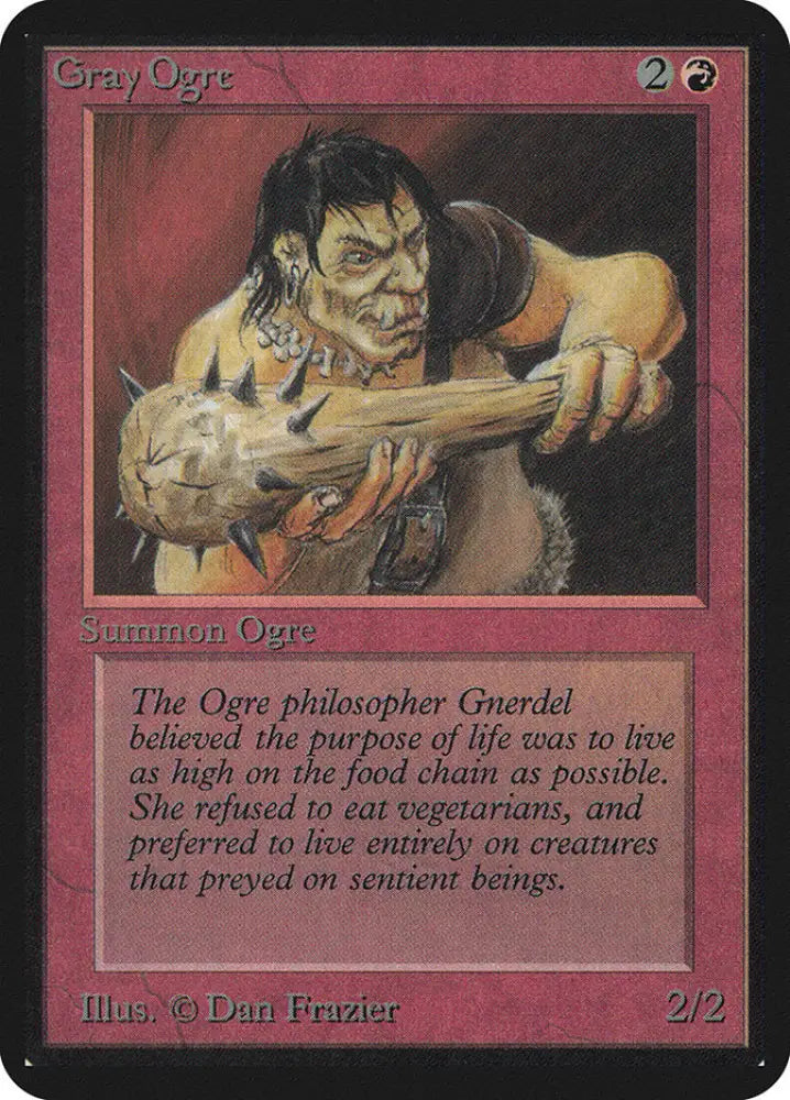 Gray Ogre [Alpha Edition] - MTG Single