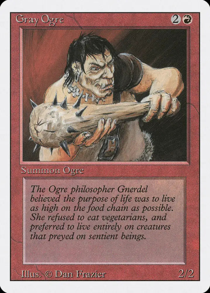 Gray Ogre [Revised Edition] - MTG Single