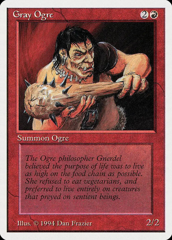 Gray Ogre [Summer Magic / Edgar] - MTG Single