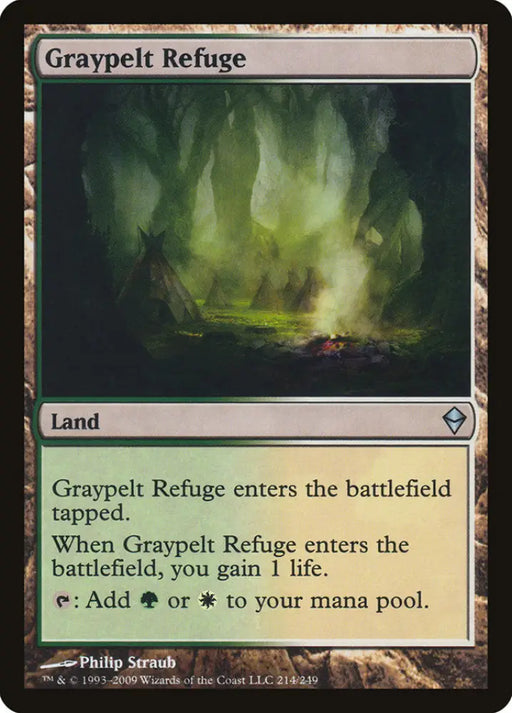 Graypelt Refuge [Zendikar] - MTG Single