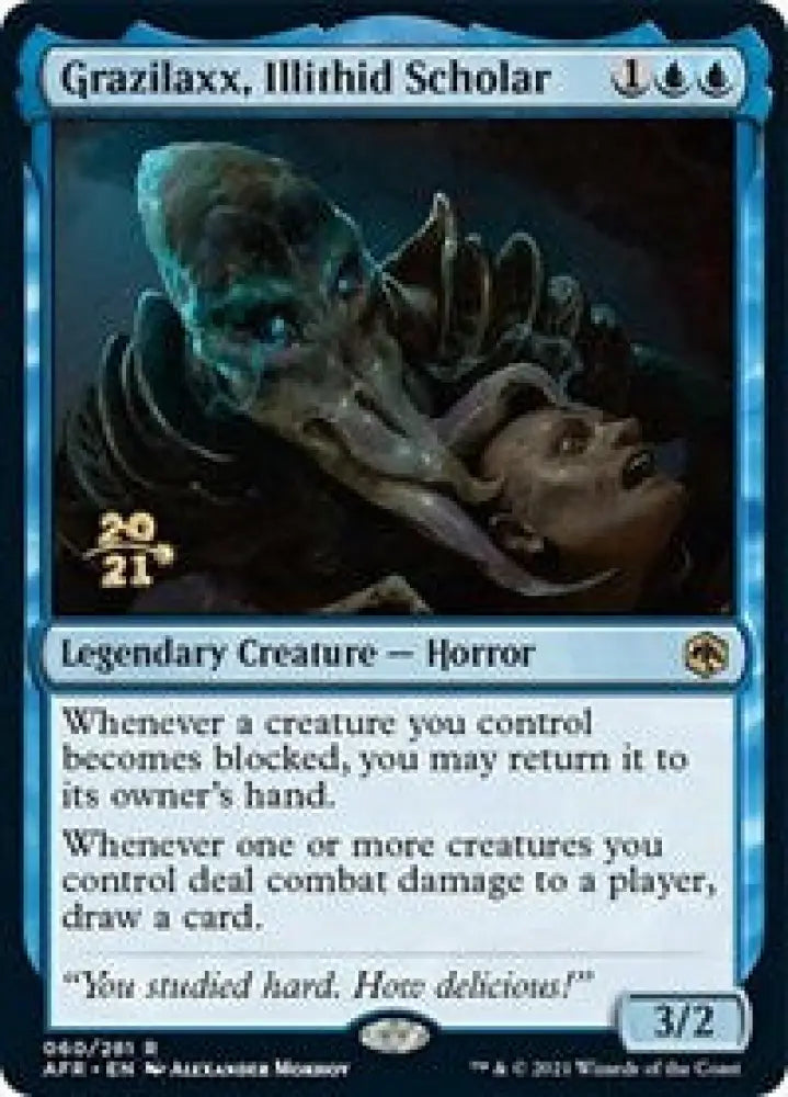Grazilaxx, Illithid Scholar (60) [Prerelease Cards]