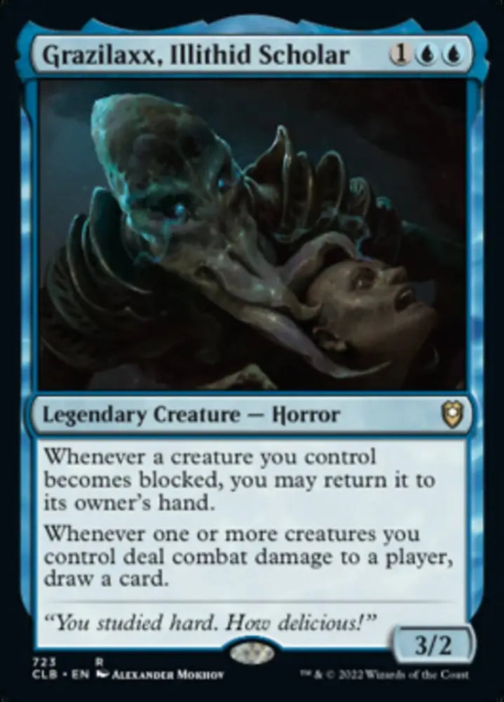 Grazilaxx Illithid Scholar [Commander Legends: Battle for Baldur’s Gate] - MTG Single