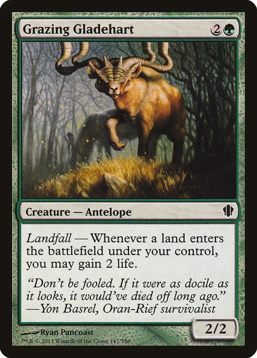 Grazing Gladehart [Commander 2013] - MTG Single