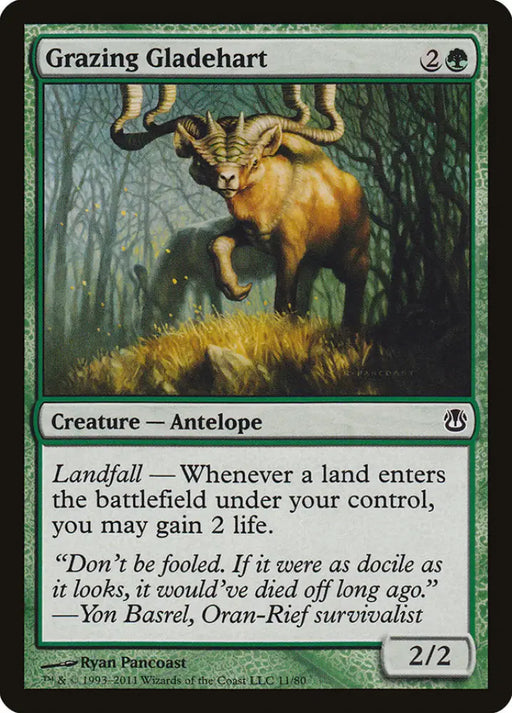 Grazing Gladehart [Duel Decks: Ajani vs. Nicol Bolas] - MTG Single