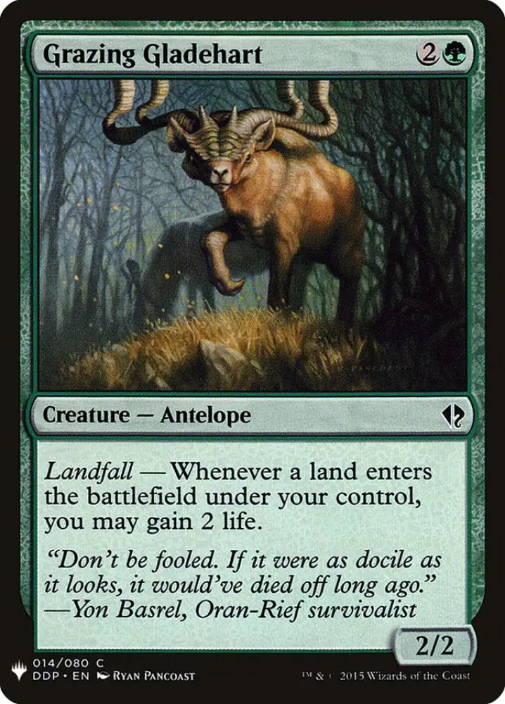 Grazing Gladehart [Mystery Booster] - MTG Single