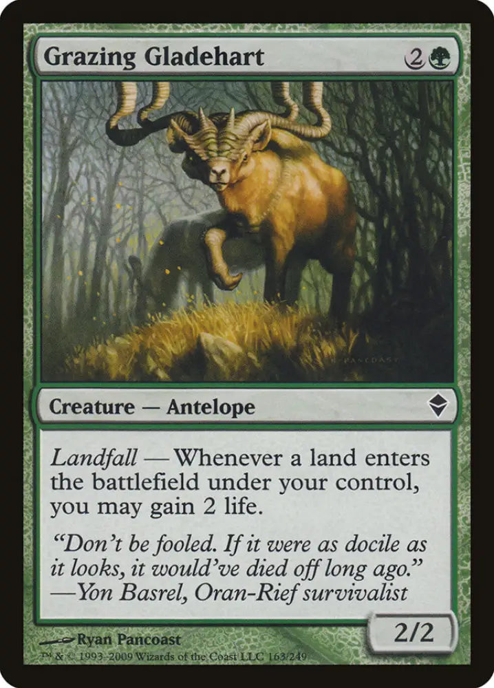 Grazing Gladehart [Zendikar] - MTG Single