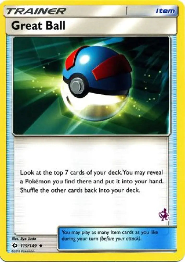 Great Ball (119/149) (Mewtwo Deck) [Battle Academy 2020] - Pokemon Single