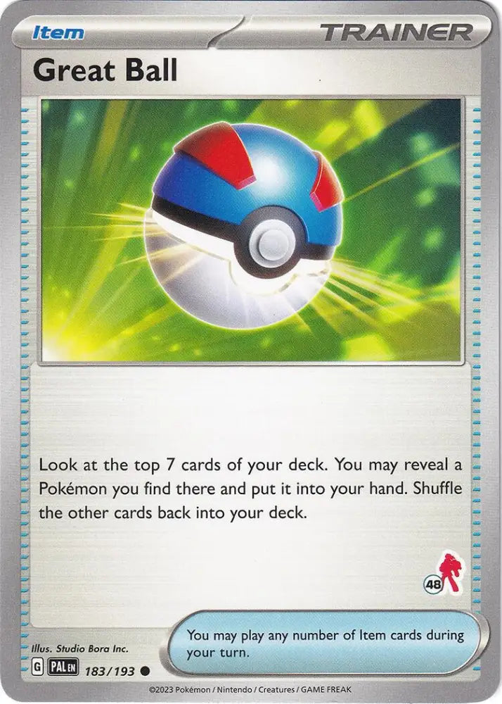 Great Ball (183/193) (Armarouge Stamp #48) [Battle Academy 2024] - Pokemon Single