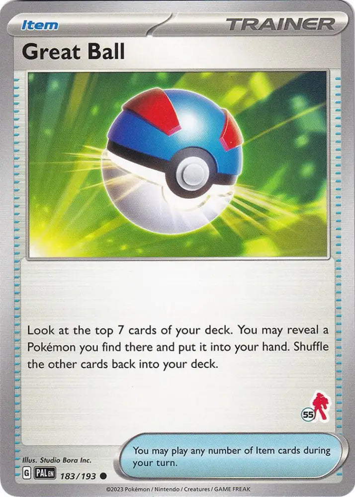 Great Ball (183/193) (Armarouge Stamp #55) [Battle Academy 2024] - Pokemon Single