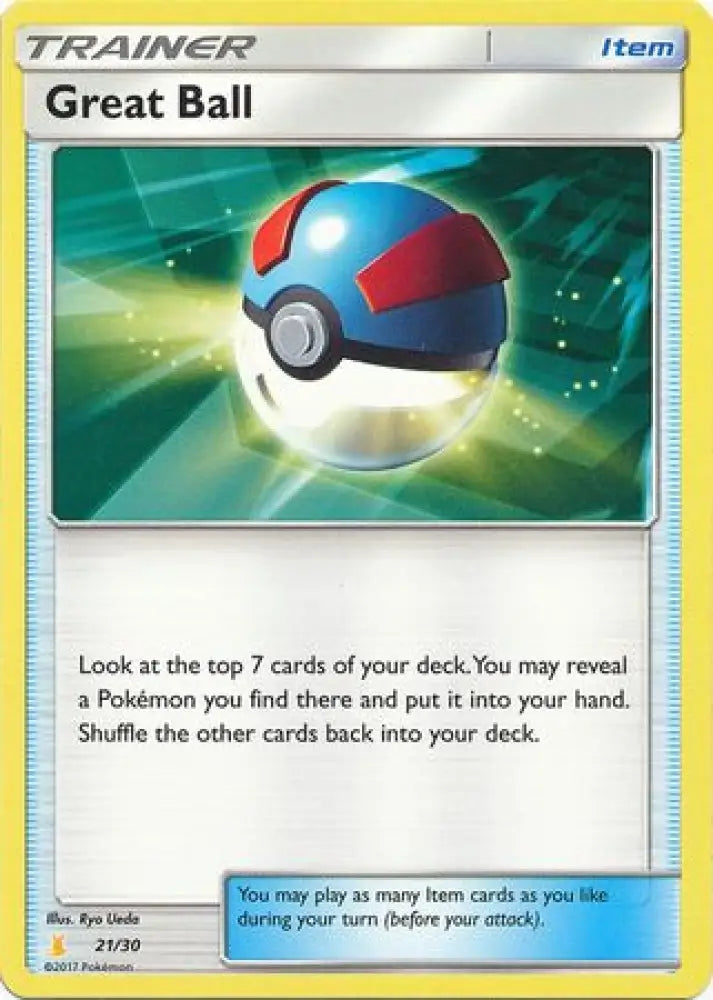 Great Ball (21/30) [Sun & Moon: Trainer Kit - Alolan Raichu] - Pokemon Single