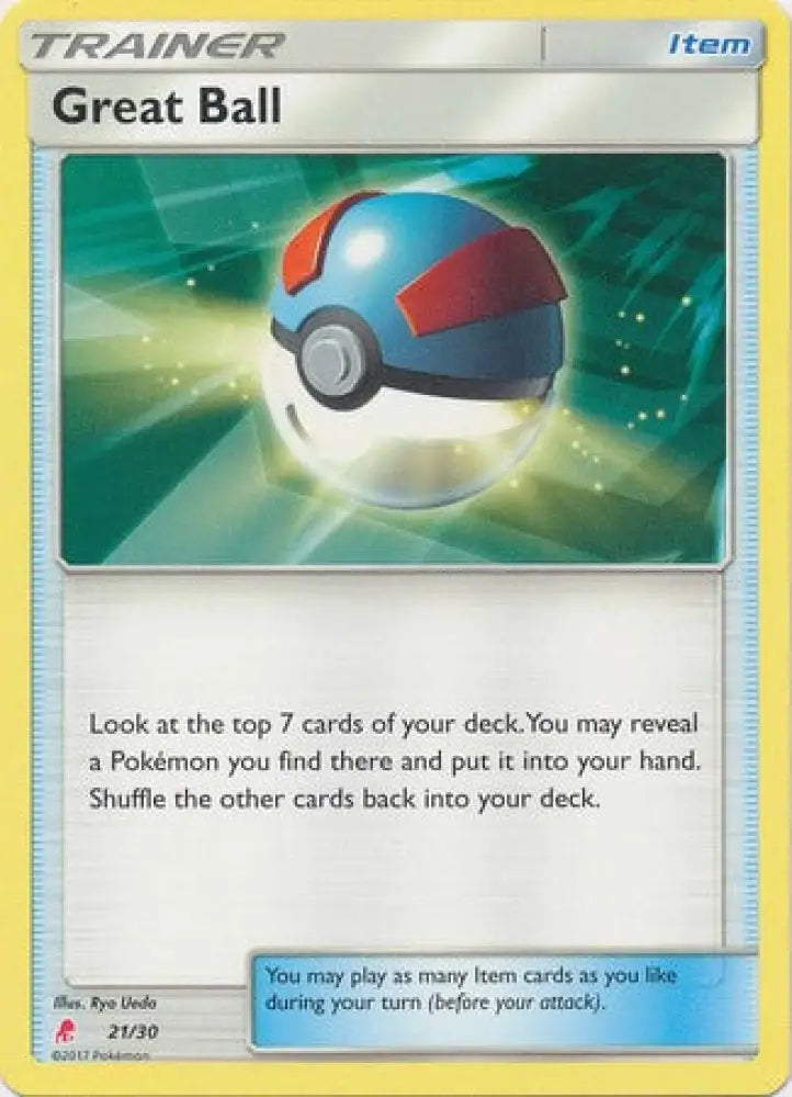 Great Ball (21/30) [Sun & Moon: Trainer Kit - Lycanroc] - Pokemon Single