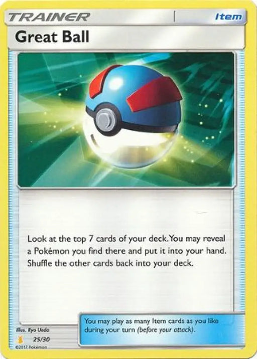 Great Ball (25/30) [Sun & Moon: Trainer Kit - Alolan Raichu] - Pokemon Single