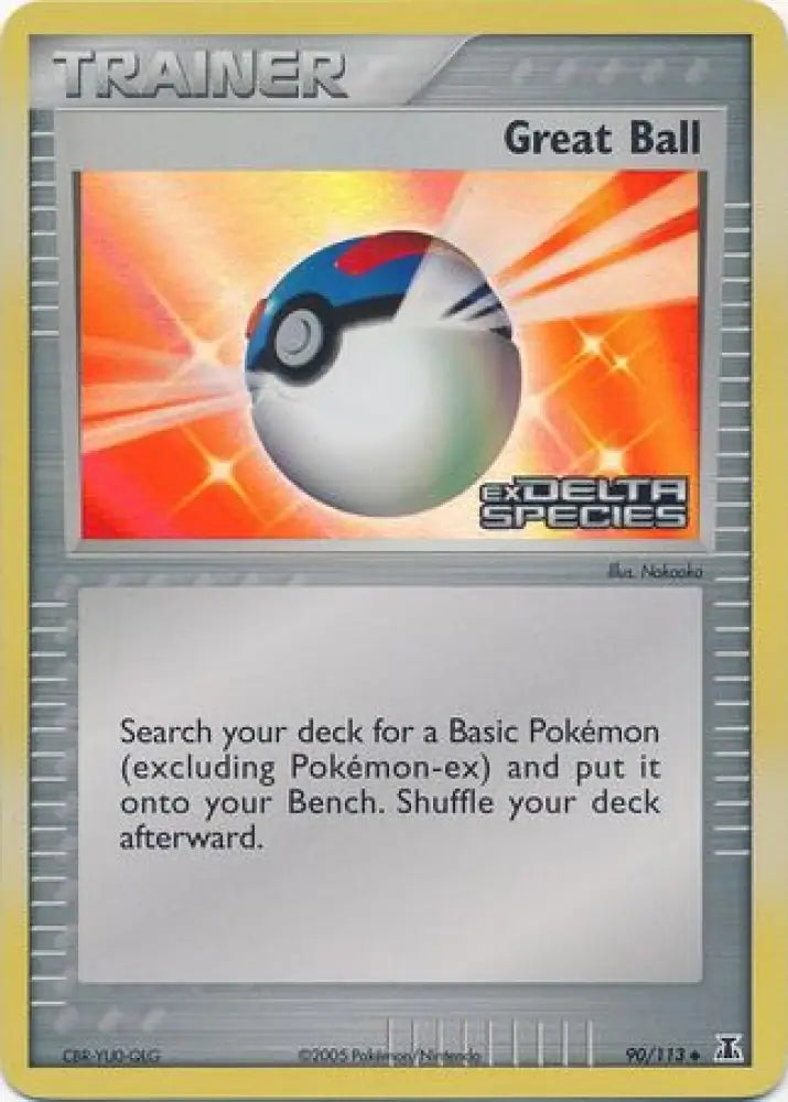 Great Ball (90/113) (Stamped) [EX: Delta Species] - Pokemon Single
