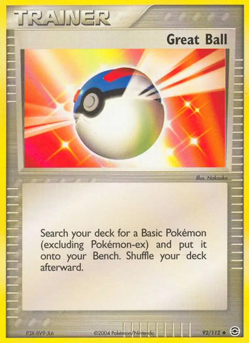 Great Ball (92/112) [EX: FireRed & LeafGreen] - Pokemon Single