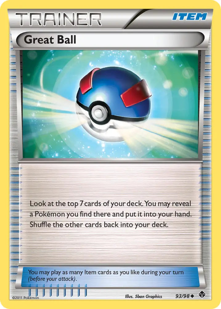 Great Ball (93/98) [Black & White: Emerging Powers] - Pokemon Single