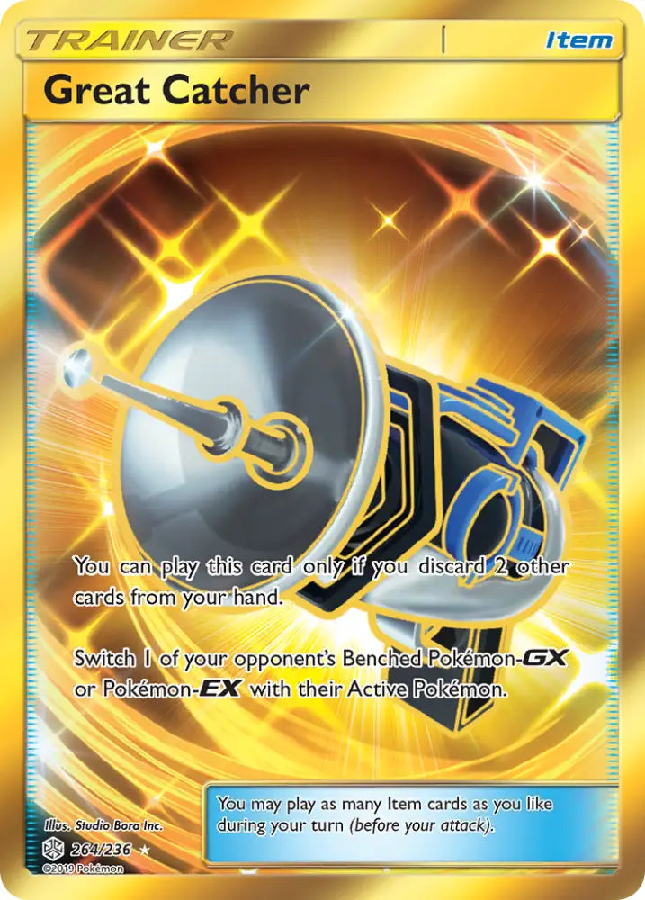 Great Catcher (264/236) [Sun & Moon: Cosmic Eclipse] - Pokemon Single