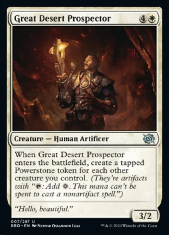 Great Desert Prospector [The Brothers’ War] - MTG Single