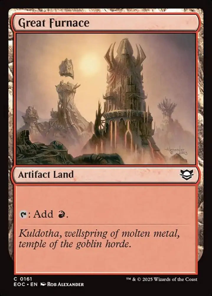 Great Furnace (161) [Edge of Eternities Commander]