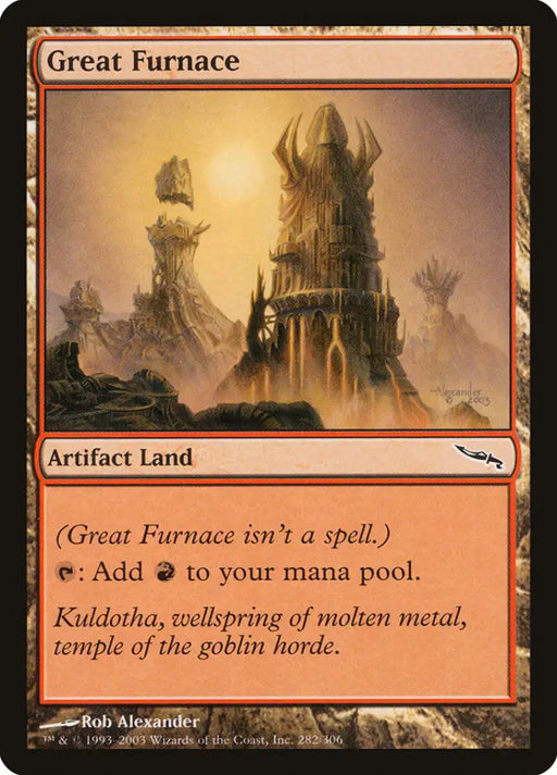 Great Furnace [Mirrodin] - MTG Single