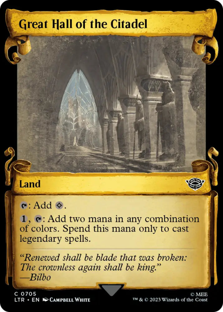 Great Hall of the Citadel [The Lord of the Rings: Tales of Middle-Earth Showcase Scrolls] - MTG Single