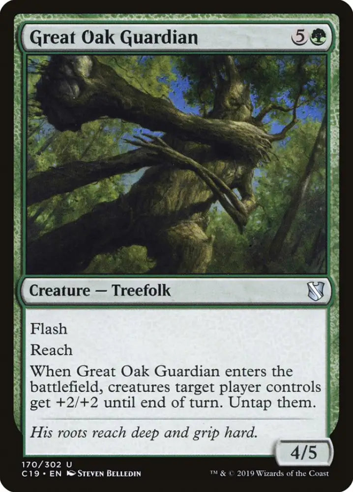 Great Oak Guardian [Commander 2019] - MTG Single