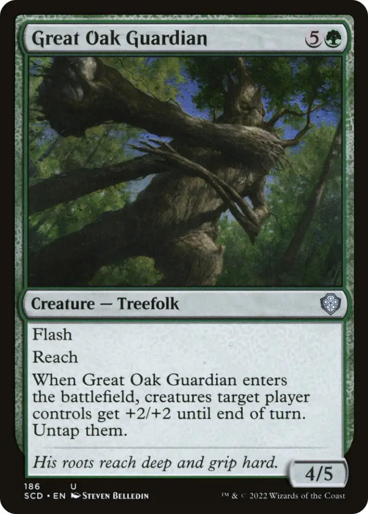 Great Oak Guardian [Starter Commander Decks] - MTG Single
