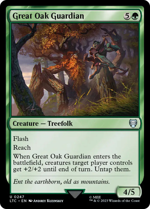 Great Oak Guardian [The Lord of the Rings: Tales of Middle-Earth Commander] - MTG Single