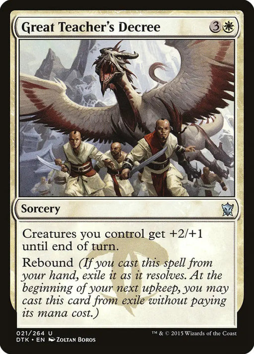 Great Teacher’s Decree [Dragons of Tarkir] - MTG Single